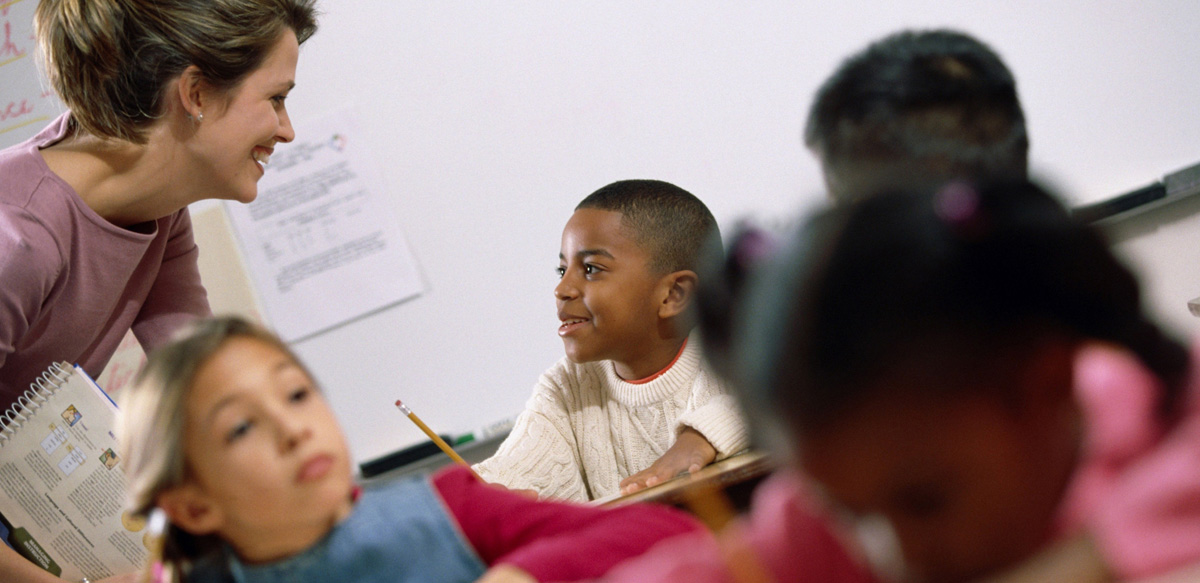 students in a classroom